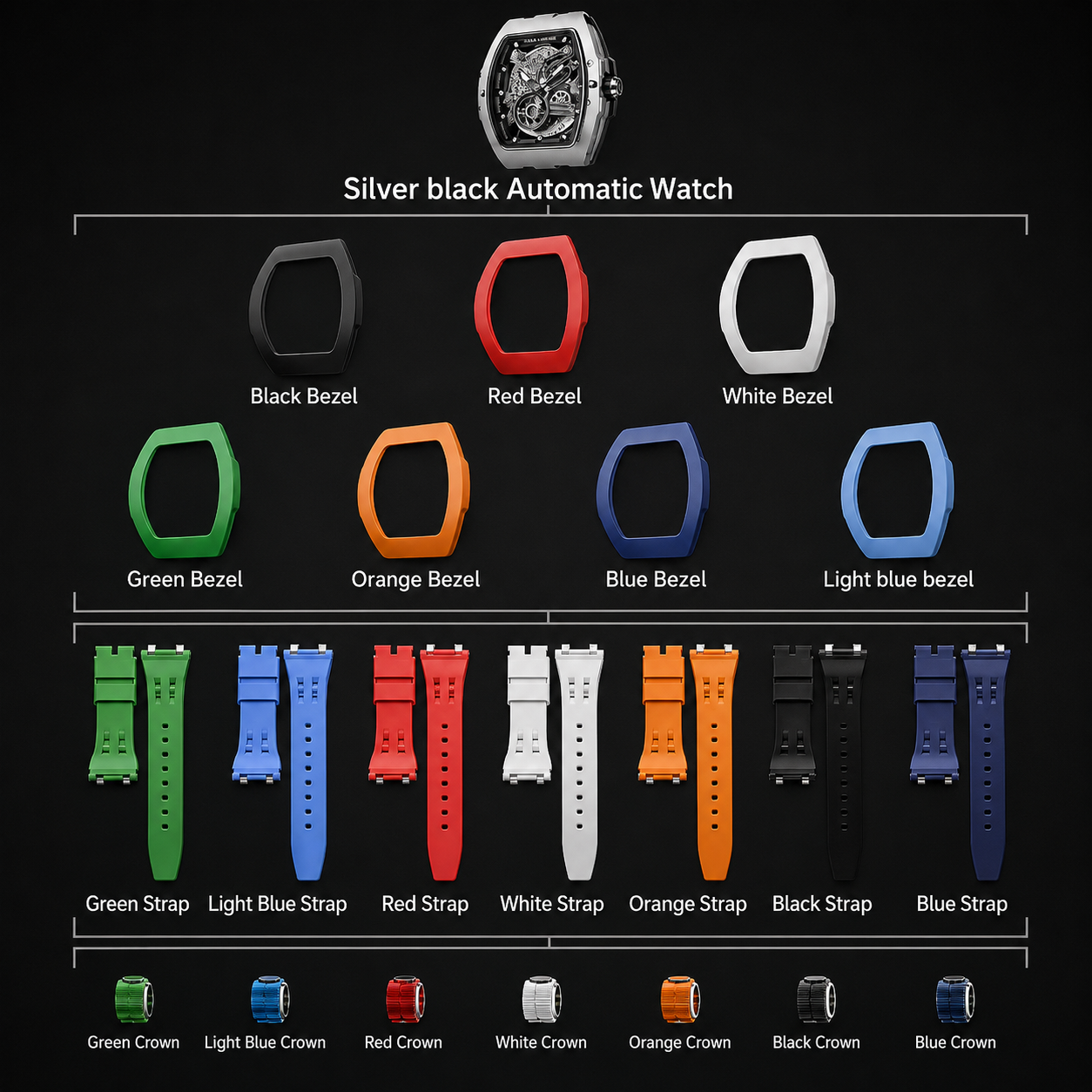 Automatic Watch – 7-in-1 Combo